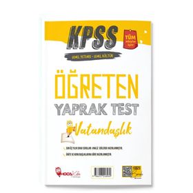 2024 KPSS Vatandaşlık Öğreten Yaprak Test Hoca Kafası Yayınları