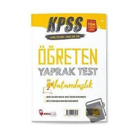 2024 KPSS Vatandaşlık Öğreten Yaprak Test Hoca Kafası Yayınları