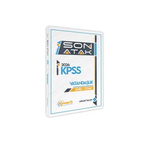 2024 KPSS Vatandaşlık Son Atak Soru Cevap Kitabı Anamorfik Yayınları
