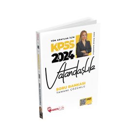 2024 KPSS Vatandaşlık Tamamı Çözümlü Soru Bankası Hoca Kafası Yayınları