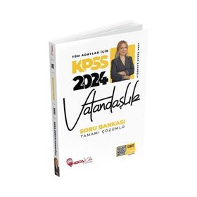 2024 KPSS Vatandaşlık Tamamı Çözümlü Soru Bankası Hoca Kafası Yayınları