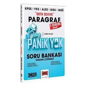 2024 KPSS YKS MSÜ Bay Panik Yok Paragraf Orta Seviye Tamamı Çözümlü Soru Bankası Yargı Yayınevi