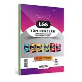 2024 LGS Genel Konular Tüm Dersler Deneme Sınavı Seti 6 Fasikül 27 Deneme Marka Yayınları