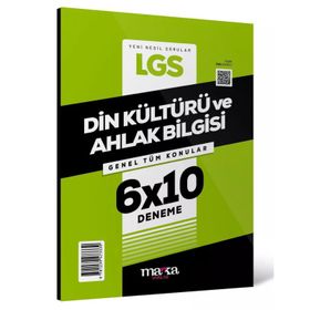 2024 LGS Genel Tüm Konular Din Kültürü ve Ahlak Bilgisi 6 Deneme Marka Yayınları