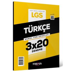 2024 Lgs Genel Tüm Konular Türkçe 3X20 Deneme - Marka Yayınları