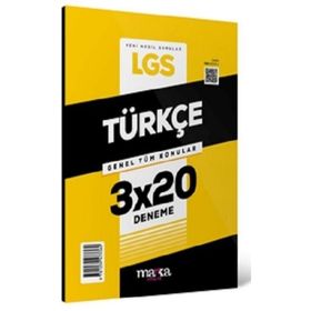 2024 Lgs Genel Tüm Konular Türkçe 3X20 Deneme - Marka Yayınları