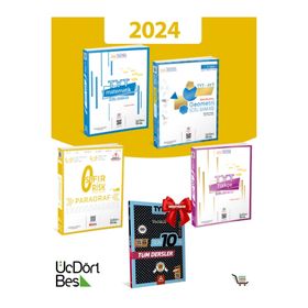 2024 Matematik + Paragraf + Türkçe + Geometri Soru Bankası 345 Yayınları