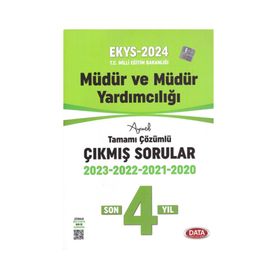 2024 MEB EKYS Müdür ve Yardımcılığı Son 3 Yıl Çıkmış Sorular Çözümlü - Data Yayınları