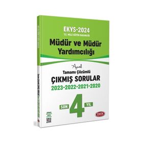 2024 MEB EKYS Müdür ve Yardımcılığı Son 3 Yıl Çıkmış Sorular Çözümlü - Data Yayınları