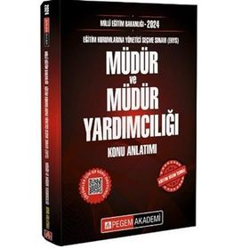 2024 Milli Eğitim Bakanlığı (EKYS) Müdür Ve Müdür Yardımcılığı Konu Anlatımı - Pegem Yayınları