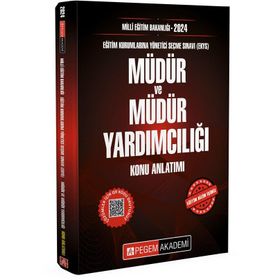 2024 Milli Eğitim Bakanlığı (EKYS) Müdür Ve Müdür Yardımcılığı Konu Anlatımı - Pegem Yayınları