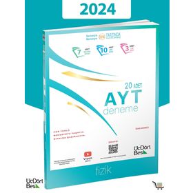 2024 Model 20'li AYT Fizik Denemesi - Üç Dört Beş Yayıncılık