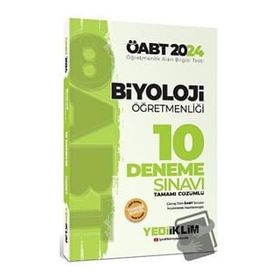2024 Öabt Biyoloji Öğretmenliği Tamamı Çözümlü 10 Deneme Sınavı Yediiklim Yayınları
