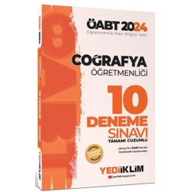 2024 ÖABT Coğrafya Öğretmenliği Tamamı Çözümlü 10 Deneme Yediiklim Yayınları