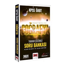 2024 ÖABT Coğrafya Öğretmenliği Tamamı Çözümlü Soru Bankası Yargı Yayınları