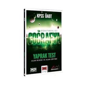 2024 ÖABT Coğrafya Öğretmenliği Yaprak Test Yargı Yayınları