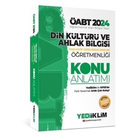 2024 ÖABT Din Kültürü ve Ahlak Bilgisi Öğretmenliği Konu Anlatımı - Yediiklim Yayınları
