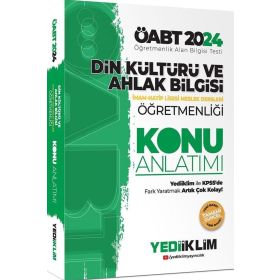 2024 ÖABT Din Kültürü ve Ahlak Bilgisi Öğretmenliği Konu Anlatımı - Yediiklim Yayınları