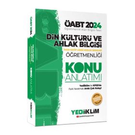2024 ÖABT Din Kültürü ve Ahlak Bilgisi Öğretmenliği Konu Anlatımı - Yediiklim Yayınları
