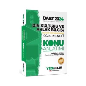 2024 ÖABT Din Kültürü ve Ahlak Bilgisi Öğretmenliği Konu Anlatımı - Yediiklim Yayınları