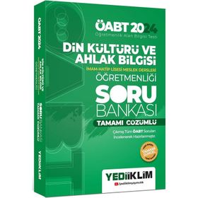 2024 ÖABT Din Kültürü ve Ahlak Bilgisi Öğretmenliği Tamamı Çözümlü Soru Bankası Yediiklim Yayınları