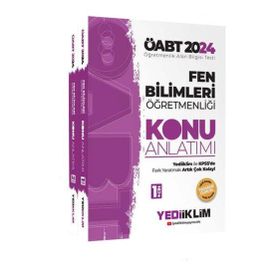 2024 ÖABT Fen Bilimleri Öğretmenliği 2 Cilt Konu Anlatımı Kitabı Yediiklim Yayınları