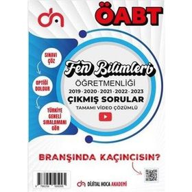 2024 ÖABT Fen Bilimleri Öğretmenliği Son Beş Yıl Çıkmış Sorular Tamamı Video Çözümlü - Dijital Hoca