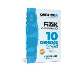 2024 Öabt Fizik Öğretmenliği Tamamı Video Çözümlü 10 Deneme Sınavı Yediiklim Yayınları
