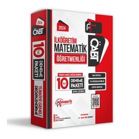 2024 ÖABT İlköğretim Matematik Öğretmenliği 10'lu Çözümlü Paket Deneme TG - Anamorfik Yayınları