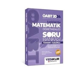 2024 ÖABT İlköğretim Matematik Öğretmenliği Tamamı Çözümlü Soru Bankası Yediiklim Yayınları