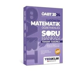 2024 ÖABT İlköğretim Matematik Öğretmenliği Tamamı Çözümlü Soru Bankası Yediiklim Yayınları