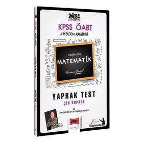 2024 Öabt İlköğretim Matematik Öğretmenliği Yaprak Test Yargı Yayınları