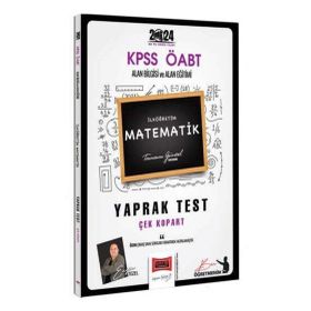 2024 Öabt İlköğretim Matematik Öğretmenliği Yaprak Test Yargı Yayınları