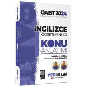 2024 ÖABT İngilizce Öğretmenliği Konu Anlatımı Kitabı Yediiklim Yayınları