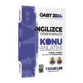 2024 ÖABT İngilizce Öğretmenliği Konu Anlatımı Kitabı Yediiklim Yayınları