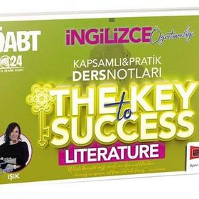 2024 ÖABT İngilizce Öğretmenliği The Key to Success Litarature Kapsamlı Ders Notları Yargı Yayınları