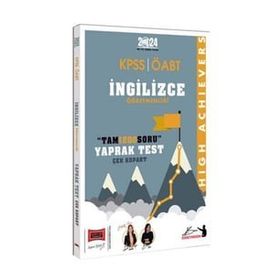 2024 Öabt İngilizce Tam 1200 Soru Çek Kopart Yaprak Test High Achievers Yargı Yayınları