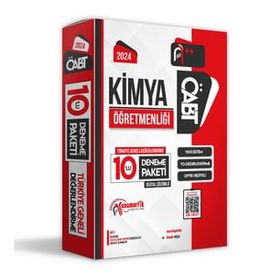 2024 ÖABT Kimya Öğretmenliği 10'lu Dijital Çözümlü Paket Deneme TG - Anamorfik Yayınları