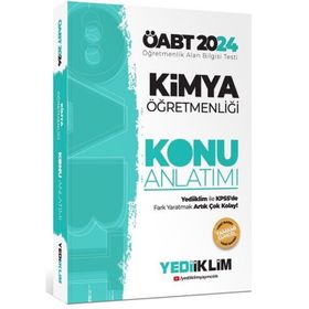 2024 ÖABT Kimya Öğretmenliği Konu Anlatımı - Yediiklim Yayınları