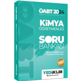 2024 ÖABT Kimya Öğretmenliği Soru Bankası Yediiklim Yayınları
