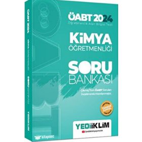 2024 ÖABT Kimya Öğretmenliği Soru Bankası Yediiklim Yayınları