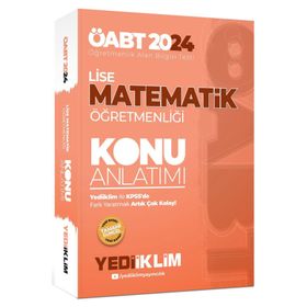2024 ÖABT Lise Matematik Öğretmenliği Konu Anlatımı Yediiklim Yayınları