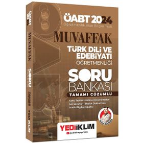 2024 ÖABT Muvaffak Türk Dili ve Edebiyatı Öğretmenliği Tamamı Çözümlü Soru Bankası Yediiklim Yayınları
