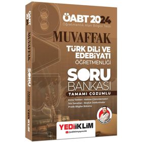 2024 ÖABT Muvaffak Türk Dili ve Edebiyatı Öğretmenliği Tamamı Çözümlü Soru Bankası Yediiklim Yayınları