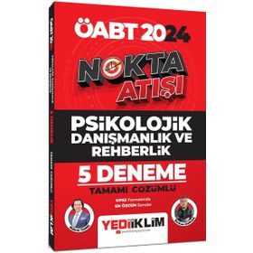 2024 ÖABT Nokta Atışı Psikolojik Danışmanlık ve Rehberlik Tamamı Çözümlü 5 Deneme - Yediiklim Yayınları
