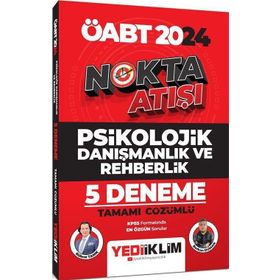 2024 ÖABT Nokta Atışı Psikolojik Danışmanlık ve Rehberlik Tamamı Çözümlü 5 Deneme - Yediiklim Yayınları