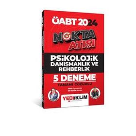 2024 ÖABT Nokta Atışı Psikolojik Danışmanlık ve Rehberlik Tamamı Çözümlü 5 Deneme - Yediiklim Yayınları