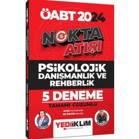 2024 ÖABT Nokta Atışı Psikolojik Danışmanlık ve Rehberlik Tamamı Çözümlü 5 Deneme - Yediiklim Yayınları