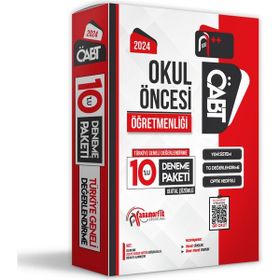2024 ÖABT Okul Öncesi Öğretmenliği 10'lu Dijital Çözümlü Deneme Anamorfik Yayınları