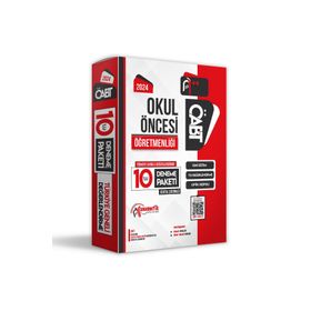 2024 ÖABT Okul Öncesi Öğretmenliği 10'lu Dijital Çözümlü Paket Deneme TG - Anamorfik Yayınları